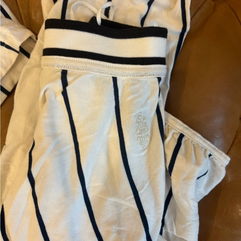 FP Movement by Free People White and Black Striped Cropped Jacket + Shorts Set - Picture 7 of 7